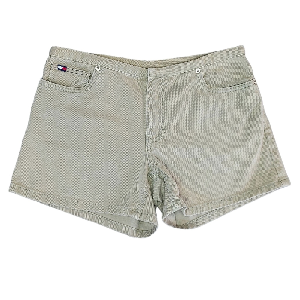 Vintage Y2K 2001 Tommy Hilfiger Jeans Women's Size 6 Khaki Shorts